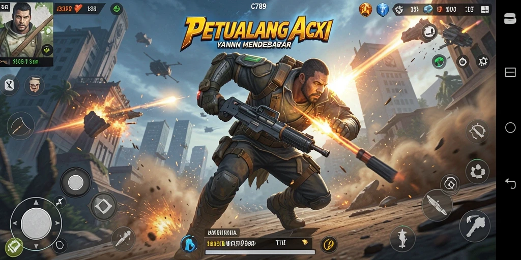 Screenshot C789 menampilkan aksi seru dan grafik mengagumkan dalam permainan Action.
