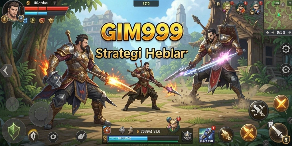 Tampilan gameplay seru dan mendebarkan dari GIM999.