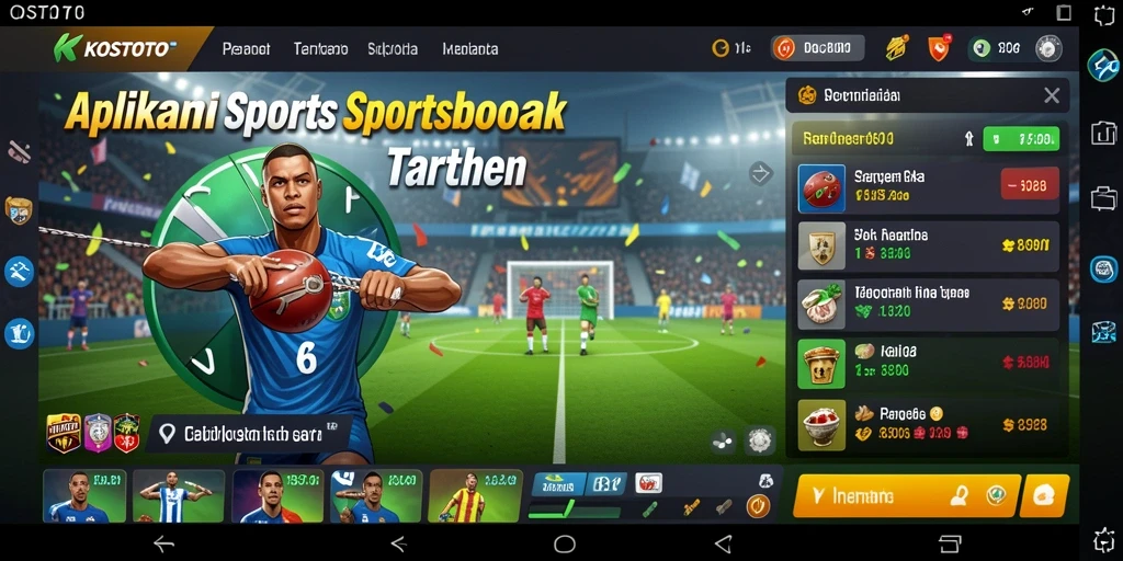 Tampilan gameplay KOSTOTO yang menarik dengan opsi taruhan langsung.