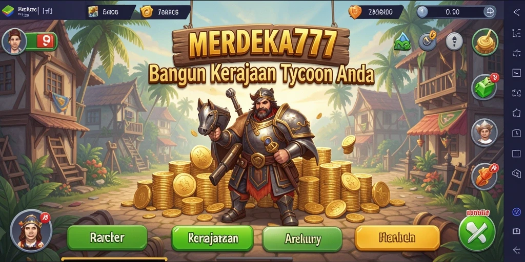 Tangkapan layar MERDEKA777 menunjukkan gameplay Tycoon yang mendebarkan.
