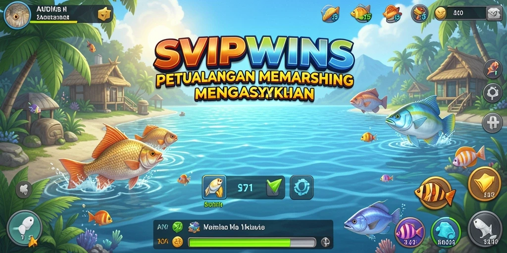 Melihat gameplay seru saat menangkap ikan di SVIPWINS.
