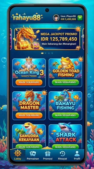 Tangkapan layar aplikasi rahayu88 dengan antarmuka yang menarik.